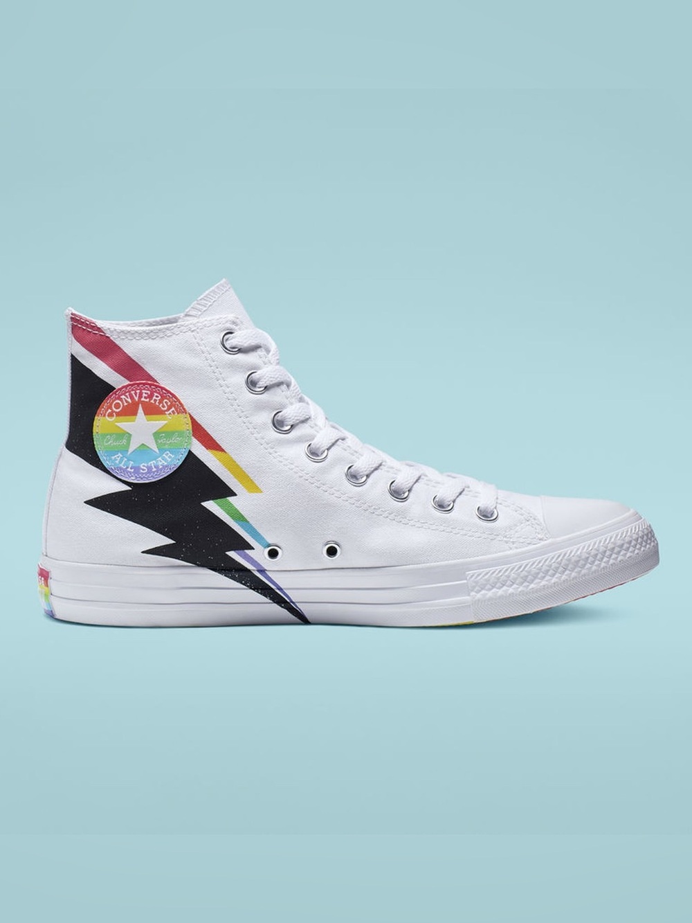 Converse Chuck Taylor All Star High Pride Lightning Bolt Sneakers M10/W12